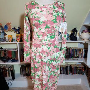 Lularoe Floral Debbie Dress XS NWT